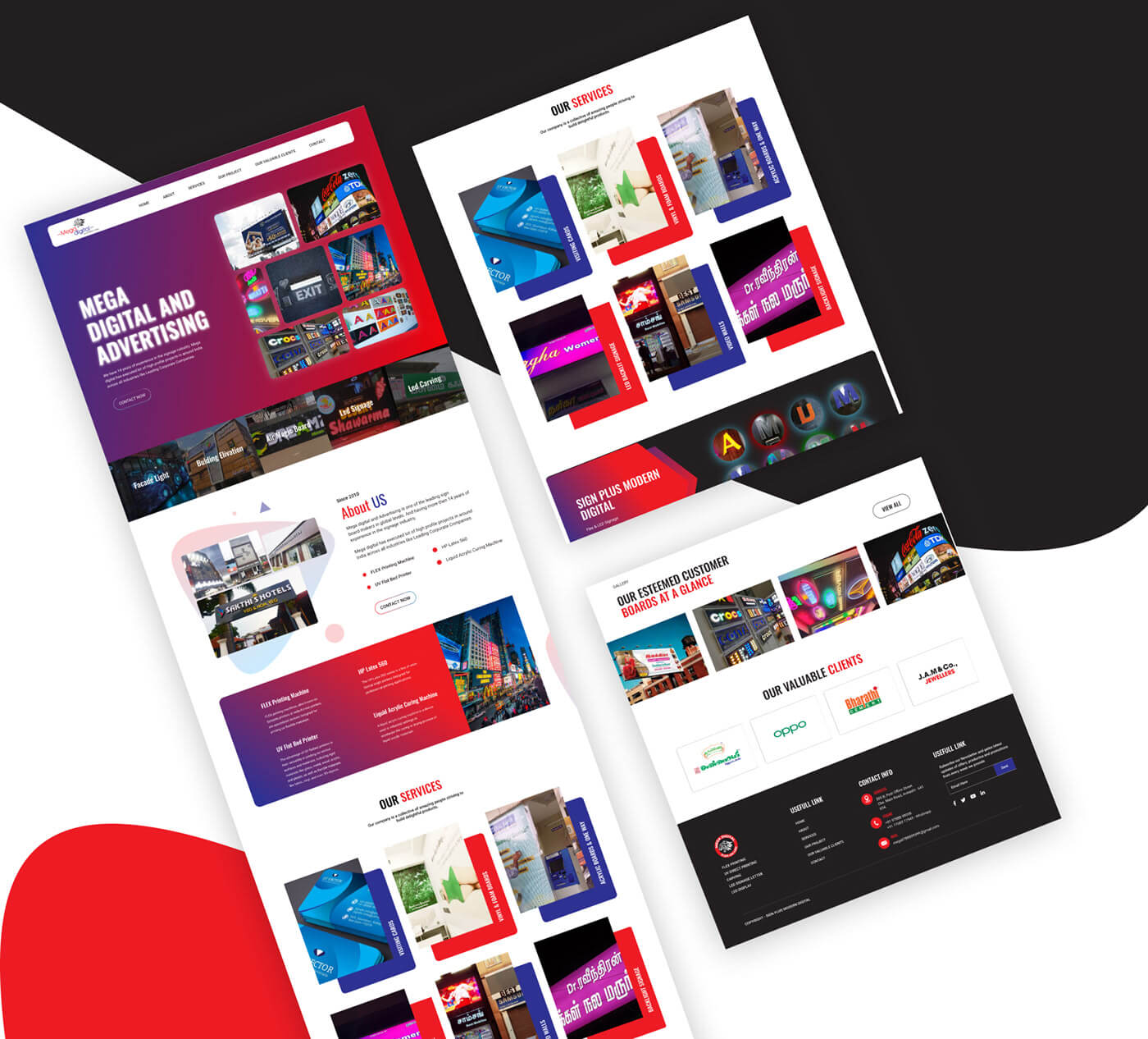 Mega Digital Website