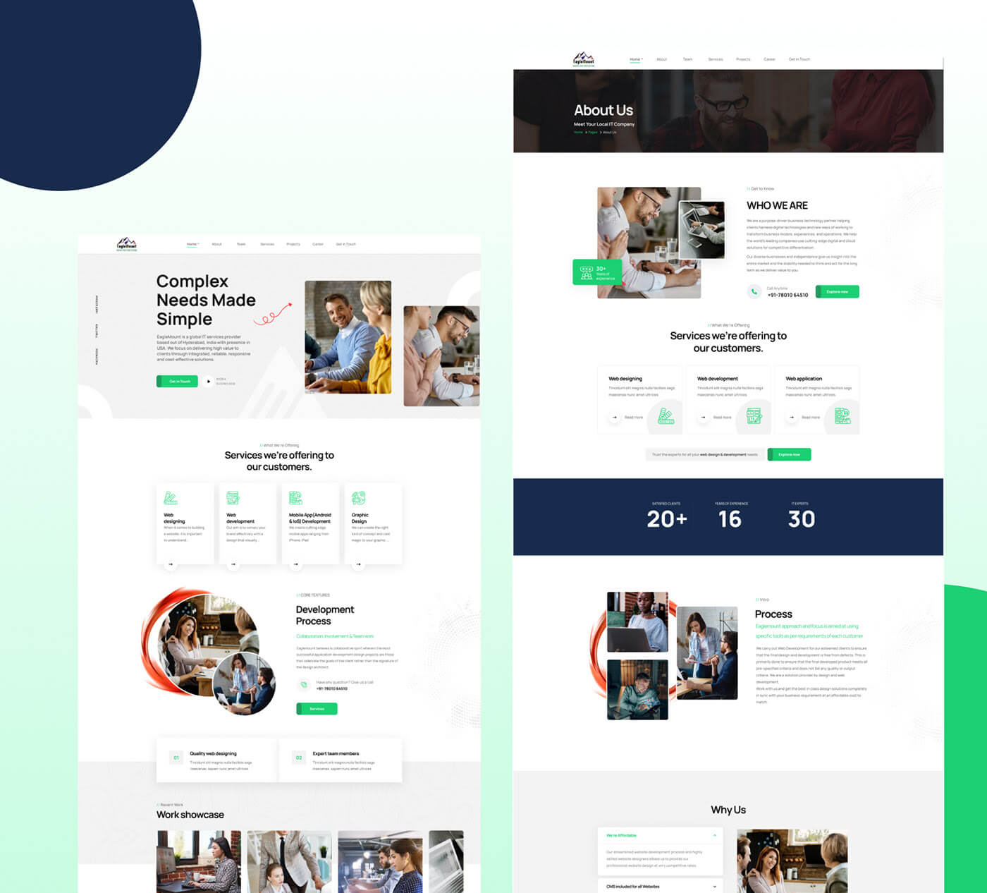 Eaglemount Website