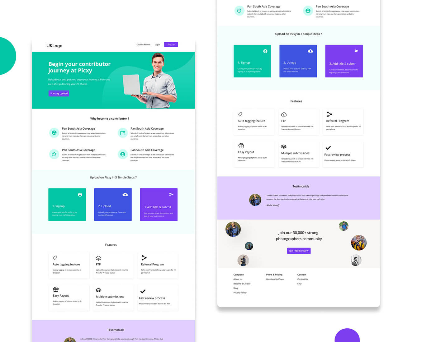 Landing Page